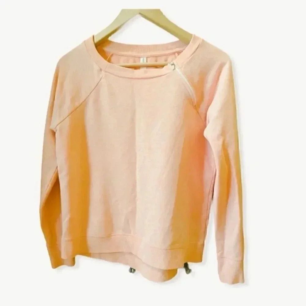 Gap Fit Womens Long Sleeves Loungewear Casual Peach Bohemian Sweatshirt SX XS